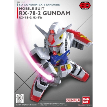 (SD) Gundam Model Kit Екшън Фигурка - EX Standard 001 RX-78-2 GUNDAM 1/144