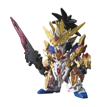 (SD) Gundam Model Kit Екшън Фигурка - Sangoku Soketsuden Liu Bei Unicorn Gundam 1/144