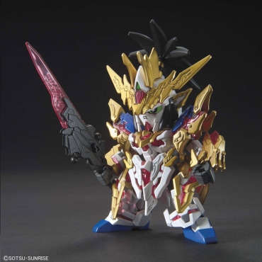 (SD) Gundam Model Kit Екшън Фигурка - Sangoku Soketsuden Liu Bei Unicorn Gundam 1/144