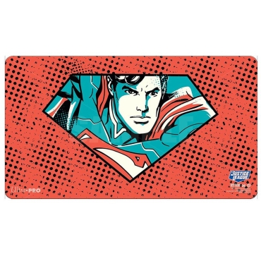 Ultra Pro: Подложка за игра + туба Justice League - Superman