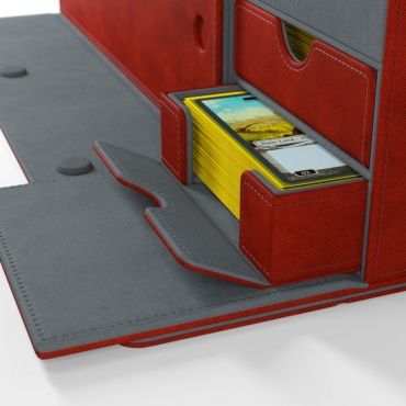 Gamegenic - Card's Lair 400+ (EXCLUSIVE LINE) - Кутия за съхранение - Червена