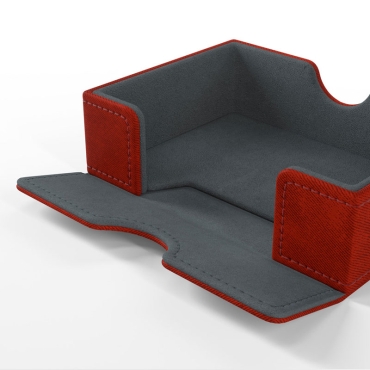 Gamegenic - Card's Lair 400+ (EXCLUSIVE LINE) - Кутия за съхранение - Червена