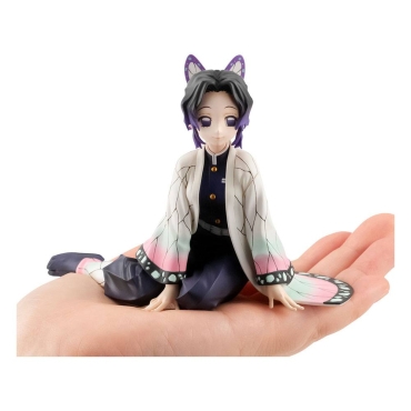 Demon Slayer Kimetsu no Yaiba G.E.M. Колекционерска Фигурка - Shinobu Kocho Palm Size Edition Deluxe 