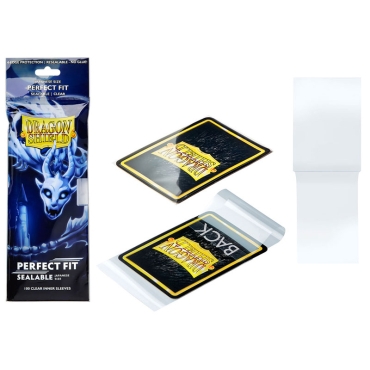 Dragon Shield Малки Протектори за карти Sealable Perfect Fit - Вътрешни Прозрачни Протектори Yama