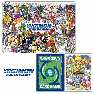 PRE-ORDER: Digimon Card Game - Tamer's Set 3 PB-05 - Подложка за игра + Протектори
