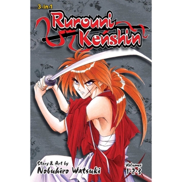 Manga: Rurouni Kenshin (3-in-1 Edition), Vol. 1 (1-2-3)