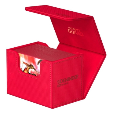 Ultimate Guard Sidewinder XenoSkin Кутия за Съхранение на 80+  карти - Червена