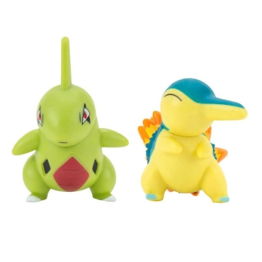 Pokémon Battle Mini Figures Pack - Larvitar & Cyndaquil