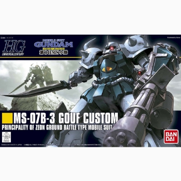 (HGUC) Gundam Model Kit Екшън Фигурка - GOUF Custom Gundam 1/144
