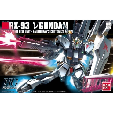 (HGUC) Gundam Model Kit Екшън Фигурка - ν Gundam 1/144