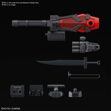 (HG) Gundam Model Kit Екшън Фигурка - GOUF Crimson Custom 1/144