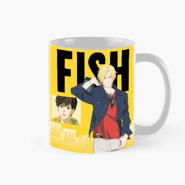 Banana Fish Керамична Чаша - Ash Lynx & Eiji Okumura
