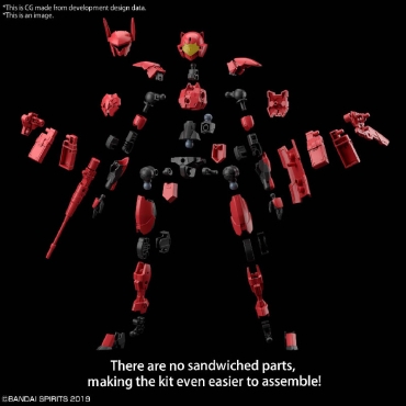 Gundam Model Kit 30 Minutes Missions Екшън Фигурка - 30MM Exm-E7C Spinatia (Commando Type) 1/144