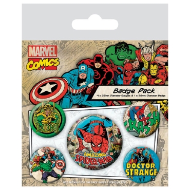 Marvel - Комплект Значки - Spider-man