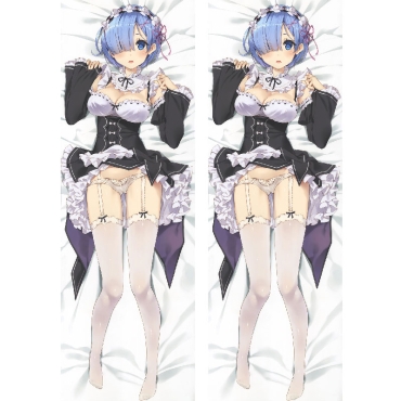 Re:Zero kara Hajimeru Isekai Seikatsu: Двулицева Възглавница Dakimakura - Rem