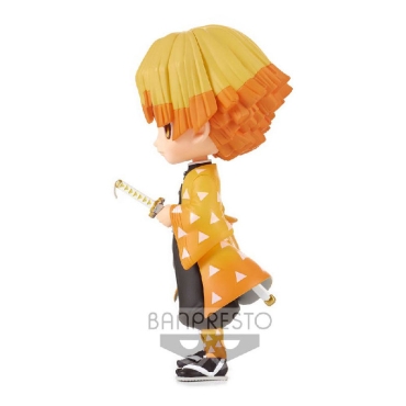 Demon Slayer Kimetsu no Yaiba Q Posket Колекционерска Фигурка - Zenitsu Agatsuma II Ver. A 14 cm