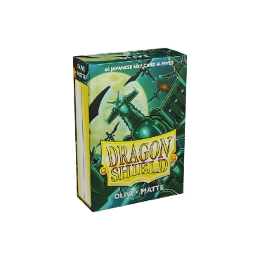 Dragon Shield Малки Протектори за карти 60 броя Матирани - маслиненозелен цвят