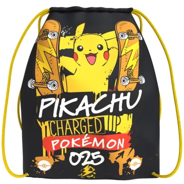 Pokemon Pikachu Мешка - Черна с картинка