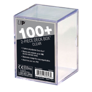 UP - Кутия за Съхранение на 100+ карти - прозрачна