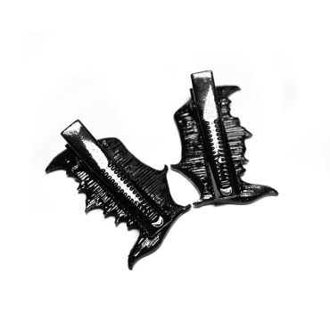 Bat Wings Black - Комплект фиби за коса 2 броя