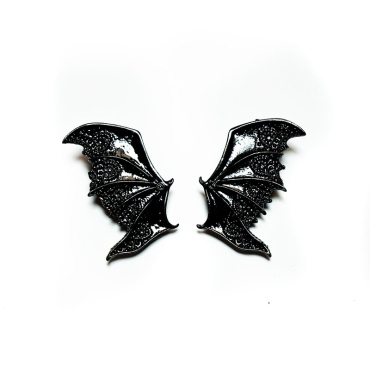 Bat Wings Black - Комплект фиби за коса 2 броя