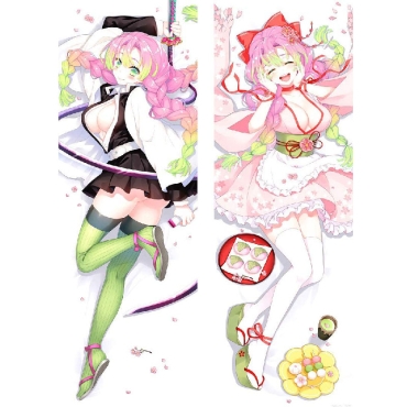 Demon Slayer Kimetsu No Yaiba: Двулицева Възглавница Dakimakura - Mitsuri Kanroji