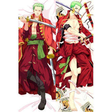 One Piece: Двулицева Възглавница Dakimakura - Ronoroa Zoro
