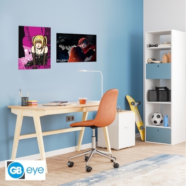 Death Note: Комплект Плакати 2бр. - L vs Light & Misa