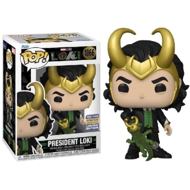 Marvel Loki Funko POP! Колекционерска Фигурка - President Loki (Convention Limited Edition) #1066 Bobble-Head