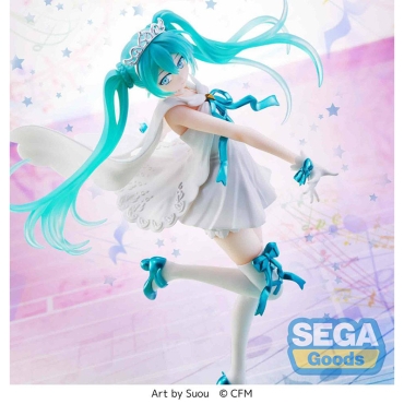Hatsune Miku Series SPM PVC Statue - Hatsune Miku 15th Anniversary SUOU Ver. 21 cm