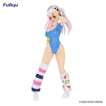 Super Sonico Колекционерска Фигурка -  Super Sonico Concept Figure 80's/Another Color/Blue Ver. 