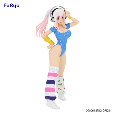 Super Sonico Колекционерска Фигурка -  Super Sonico Concept Figure 80's/Another Color/Blue Ver. 