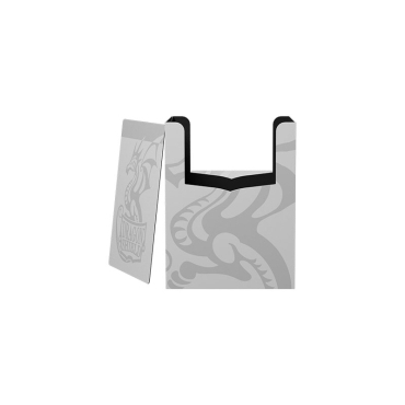 Dragon Shield Deck Shell - Бяла - Ashen White