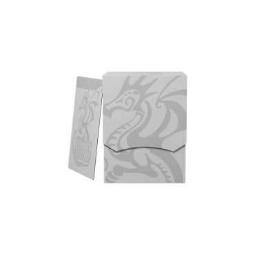 Dragon Shield Deck Shell - Бяла - Ashen White