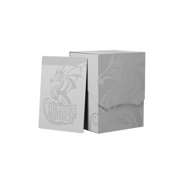 Dragon Shield Deck Shell - Бяла - Ashen White