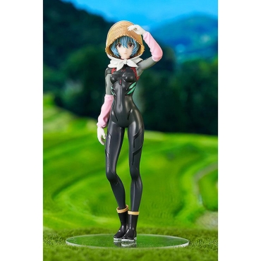 Rebuild of Evangelion Pop Up Parade Колекционерска Фигурка -  Rei Ayanami Tentative Name Farming Ver.