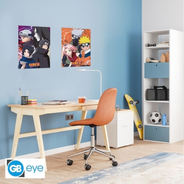 NARUTO - Set 2 Posters Chibi 52x38 - Konoha Ninjas & Deserters