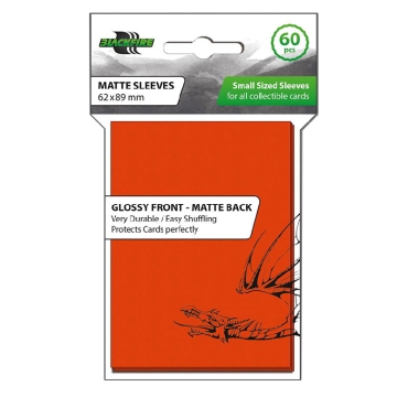 Black Fire Малки Протектори за карти 60 броя - Оранжеви