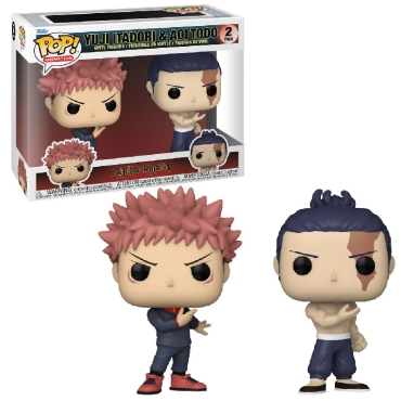Jujutsu Kaisen Funko POP! Комплект Колекционерски Фигурки - Yuji Itadori & Todo Aoi