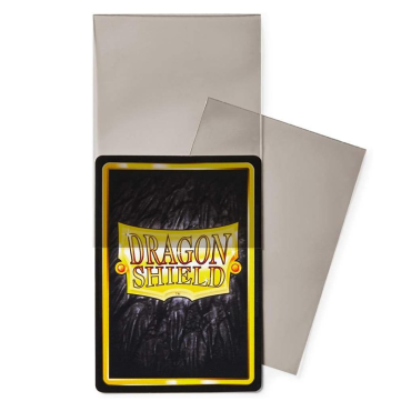 Dragon Shield Standard Size Perfect Fit Sleeves - Clear/Smoke (100 Sleeves) 