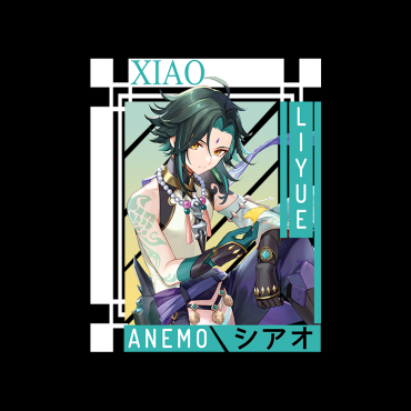 Genshin Impact: Аниме Тениска - Xiao