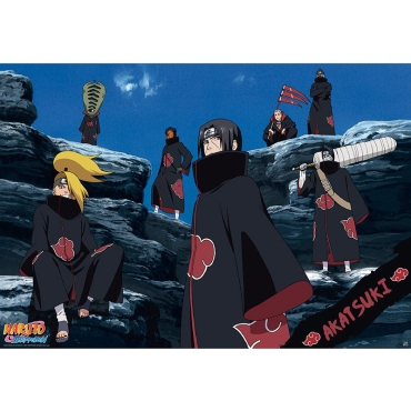 Naruto Shippuden: Голям Плакат - Akatsuki