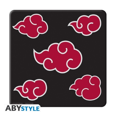 Naruto Shippuden - Mug Heat Change + Coaster - 460 ml - Akatsuki