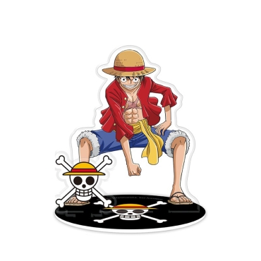 One Piece - Pck Mug320ml + Pin + Acryl® + Postcards "Luffy"
