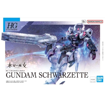 (HGTWFM) Gundam Model Kit - 25 GUNDAM SCHWARZETTE (MOBILE SUIT GUNDAM: THE WITCH FROM MERCURY) 1/144