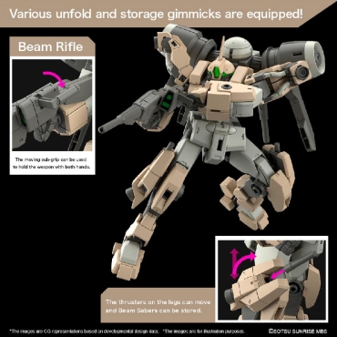 (HGTWFM) Gundam Model Kit - 23 Demi Barding (Mobile Suit Gundam: The Witch from Mercury) 1/144