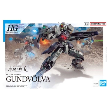 (HGTWFM) Gundam Model Kit - 24 Gundam Gundvolva (Mobile Suit Gundam: The Witch from Mercury) 1/144