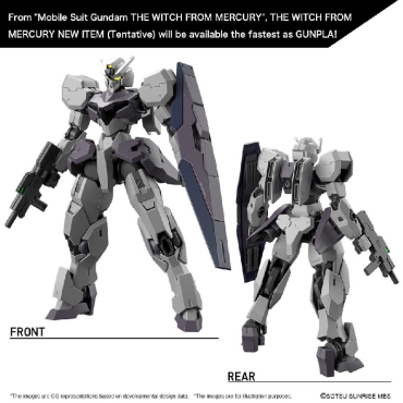 (HGTWFM) Gundam Model Kit - 24 Gundam Gundvolva (Mobile Suit Gundam: The Witch from Mercury) 1/144