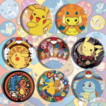 Pokemon Badge - Varieties
