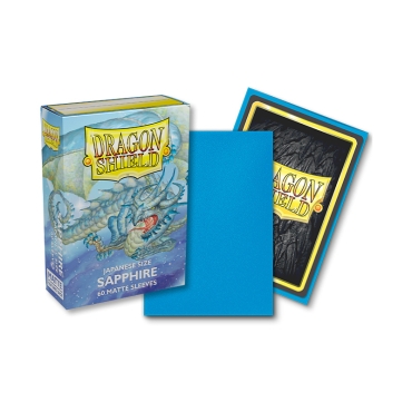 " Dragon Shield " Small Card Sleeves 60pc Matte - Sapphire  'Turikos' 